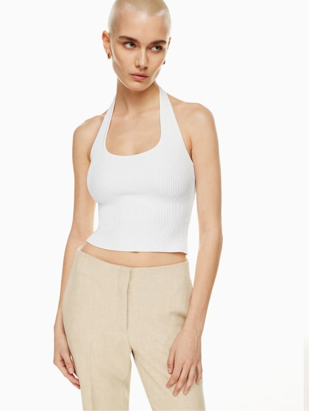 Babaton Sculpt Knit Backless Halter Top 2XL